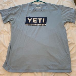 Yeti T-SHIRT size L sky blue